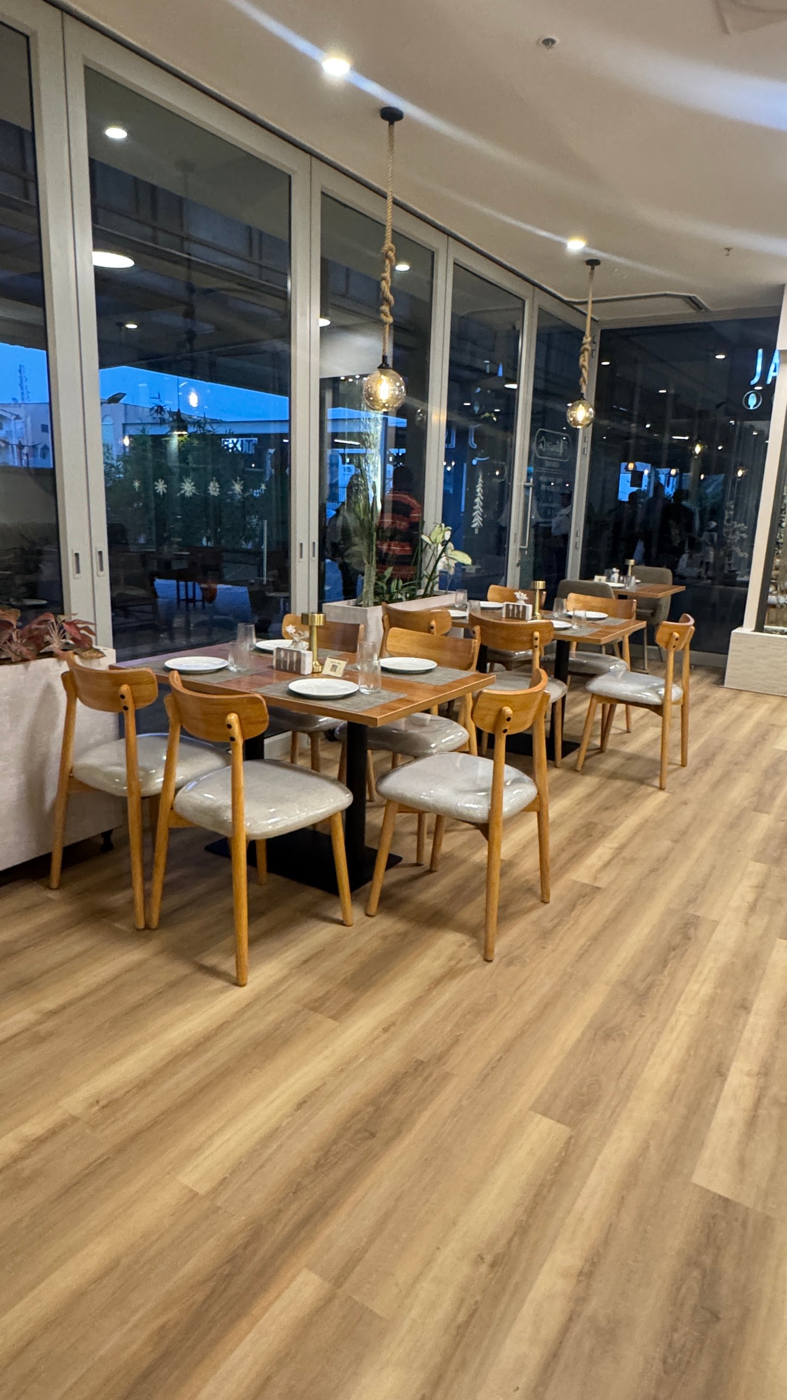 Interior of Platters & Co. restaurant
